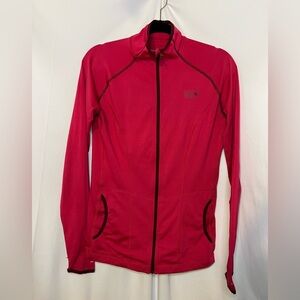 Women's Mountain Hard Wear Fleece Lined Zip Up Pink Jacket